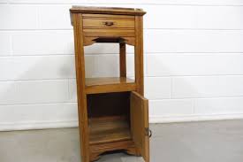 French Antique Wooden Bedside Cabinet Bedside Table ...