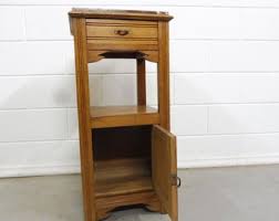 Antique Wooden French Bedside Cabinet Bedside Table ...