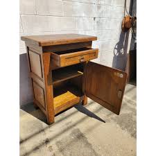 Vintage Oak Cabinet by Nf Meuble | Chairish