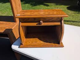 Beautiful oak Breadbox 29x11x13