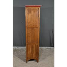 Glazed Cabinet in Teak, India, Early 20th Century | Chairish