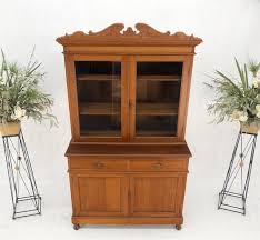 All Solid Teak Asian 1940s Carved Two Part Cupboard Hutch Breakfront Mint! For Sale at 1stDibs | 1940s hutch, asian hutch