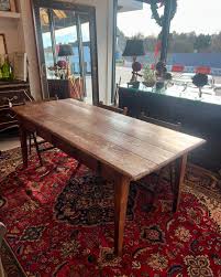 Rustic dining table, $600 77” x 33” x 30” Item # 3989-182 To purchase, call The Velvet Shoestring at 610-995-0300 All sales are final. #velvetshoestring #waynepa #mainline #furniture #consignment #design