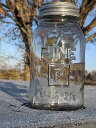 Pine P Mason Quart fruit jar (P on base) | eBay