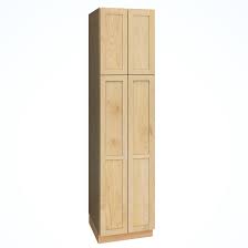 Diamond Express Jamestown 24-in W x 93-in H x 24-in D Natural Light Brown Pantry Fully assembled Plywood Cabinet (Recessed Panel Shaker) in the Kitchen Cabinets department at Lowes.com