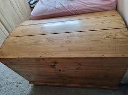 How old approximately is this blanket box? I just bought ...