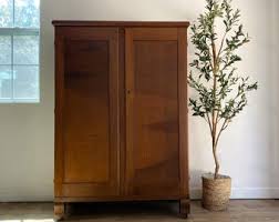 SOLD! SOLD! Vintage Herringbone Thomasville Armoire Cabinet Painted and Refinished! - Etsy