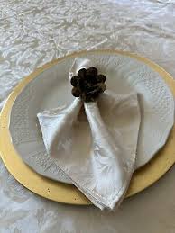 VTG Avon Home Fashions Tablecloth Napkin Set 10 Piece Leaf ...