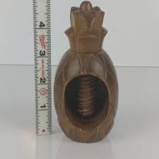 Wooden Pineapple Shaped Nut Cracker by Gallery Originals | eBay