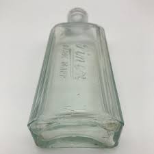 1907 PINEX TRADE MARK Light Green BIM Embossed Cough Syrup ...