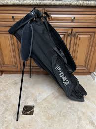 Ping Sunday Black Mantis Golf Bag Stand Carry Walking Bag ...