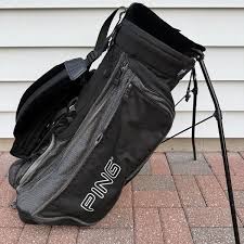 Ping Hoofer Golf Bag Dual Straps Carry Stand 4 Way Dividers ...