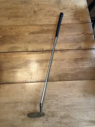 Vintage Golf Putter, Brass, Right Handed, 35" long with ...