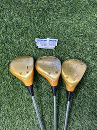 PING Zing Karsten Gold 1W/3W/5W Collectors Golf Clubs ...