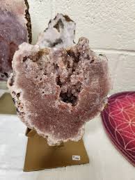 Pink Amethyst on Stand - Etsy
