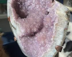 Large Dreamy Bubble Druzy Pink Amethyst Sphere With Stand ~ Statement Piece ~ Quartzy Pink Amethyst - Etsy UK