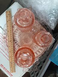 Vintage Duncan Miller Pink Hobnail Perfume Bottle Set! GORGEOUS! READY TO USE!A+ | eBay