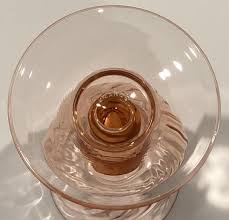 Cristal D'argues-durand Rosaline Pink Swirl Water Glasses ...