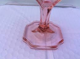 Vintage Pink Depression Glass Sandwich Tray With Handle 10" | eBay