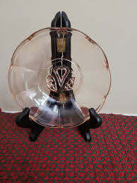 VTG. PINK DEPRESSION GLASS FRUIT BOWL & 5 DESERT BOWL | eBay