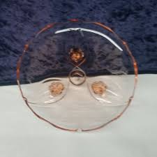 Lancaster Jubilee 3-Toed Pink Depression Glass Phoenix ...