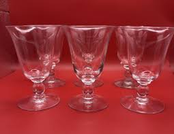 Vintage Set of 6 Imperial Glasses CANDLEWICK 4 3/4" Juice ...