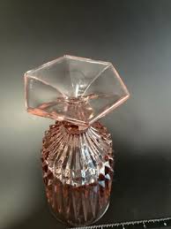 Fostoria Heritage Pink Iced Tea Glass 7 1/8" USA Made Pressed Glass EUC VINTAGE | eBay