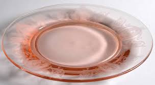 Classic Pink (Stem 15024, Pink Etched) Luncheon Plate by Tiffin-Franciscan | Replacements, Ltd.