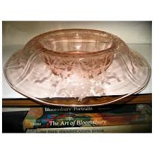 Fostoria Pink June Centerpiece Bowl Elegant Depression Glass ...
