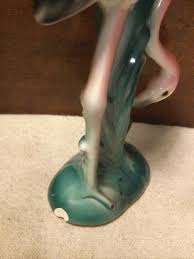 Vintage MId Century Modern Family Of 3 Ceramic Pink Flamingo Figurines-Damaged | eBay