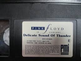 Pink Floyd : Delicate Sound of Thunder 1989 VHS PAL - Etsy