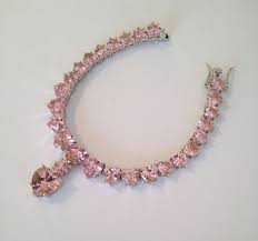 Sterling Silver Pink Sapphire Heart Earrings Estate Earrings ...