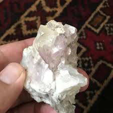 Topaz specimen with pink lepidolite | eBay