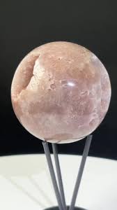 Druzy Pink Amethyst Crystal Sphere With Stand - Brazilian ...