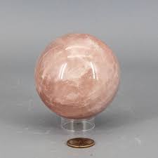 Rose Quartz XL 80mm Sphere | Crystal Destiny