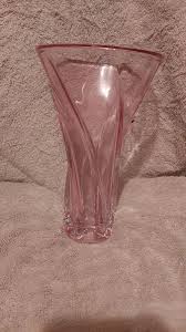 Pink Swirl Heavy Vase | eBay