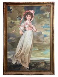 Sold at Auction: LARGE FRAMED "THOMAS LAWRENCE" PINKY
