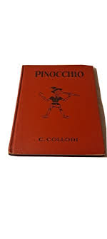 Vintage "Pinocchio" Red & Blue Hardcover 1940 C.Collodi ...