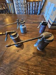 Lot Of 4 Vintage Oil Cans Plews WUFU | eBay