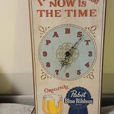 1974 Pabst Blue Ribbon Electric Beer Clock With Light - Etsy