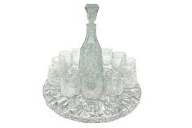 Crystal Liqueur Set, Poland, 1960s - Etsy UK