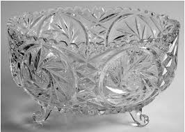 AMERICAN CUT 8" Round 3-Toed Crimped Bowl Eleanor – Hamsa Den