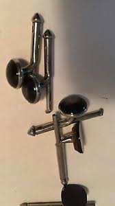 Antique Cufflinks Women's- Stones- Irradescent Brown & 1pr ...