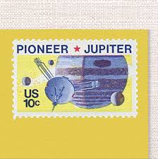 10¢ Pioneer Jupiter - Pack of 25 unused stamps from 1975 ...