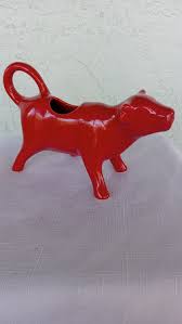 Vintage Red Cow Creamer-cow Creamer-farmhouse Decor ...