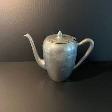 Vintage Teapot Genuine Pewter Hinged Lid - Etsy