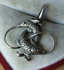 RARE Vintage Silver Pendant Zodiac Pisces Ukraine stamp 925 ...