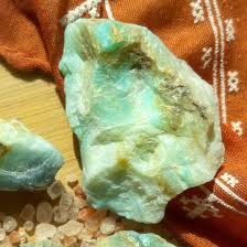 Sage Goddess Natural Andean Blue Opal to speak your truth ...