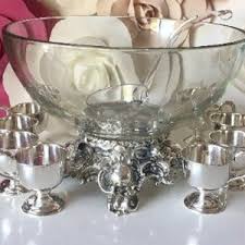 Vintage Pitman Dreitzer Crystal Punch Set 10 Piece Colony - Etsy