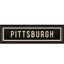Street Sign Wall Decor-Pittsburgh – The Great Gift and Paper Co.